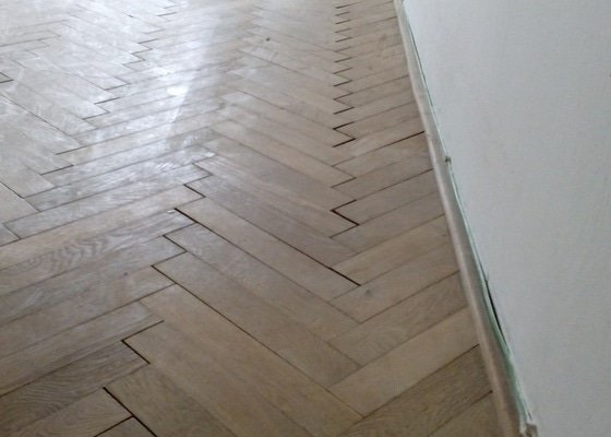 Renovace parketové podlahy, 50m2