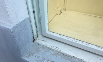Renovace špaletového dvoj okna - stav před realizací