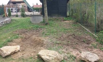 Úprava části zahrady - stav před realizací