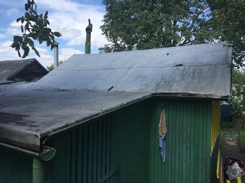 Rekonstrukce střechy zahradní chatky: IMG_3664