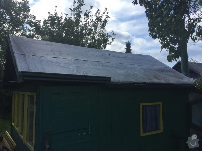 Rekonstrukce střechy zahradní chatky: IMG_3666