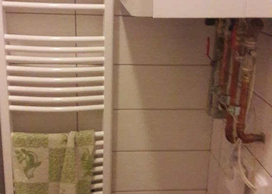 Menší předělávka koupelny - úprava voda a radiátor
