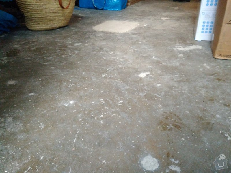 Renovace staré betonové podlahy v garáži: 03
