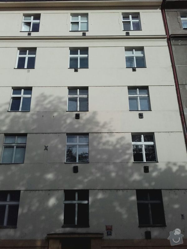 Vymena oken v Praze 2, Na Folimance: Venkovni pohled