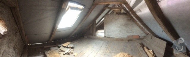 Rekonstrukce podkroví, stara chalupa, palubky+prkenna podlaha: IMG_0489