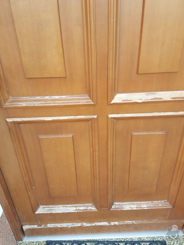 Renovace vchodových dveří - oprava laku : 20170915_081537_resized