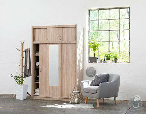 Montáž nábytku: montáž třídvéřové skříně s posuvnými dveřmi