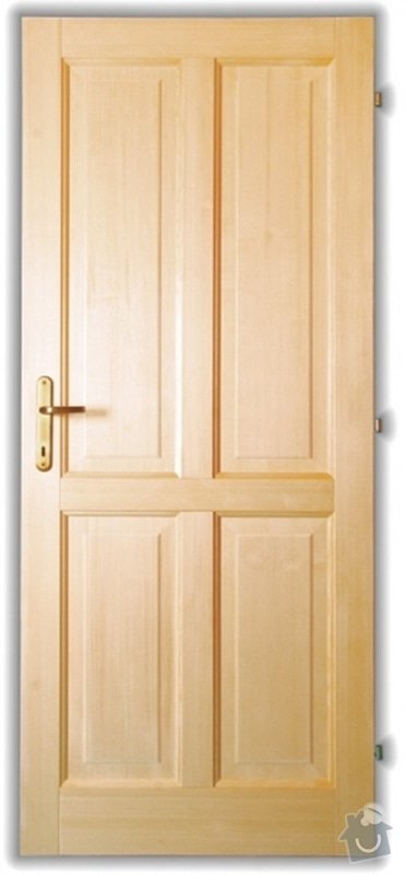 Výroba dřevěných dveří se zárubní: dveře