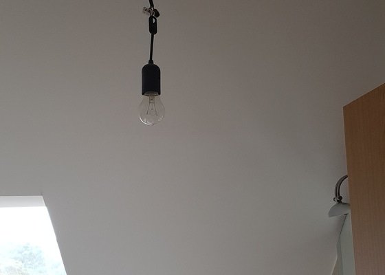 Instalace osvětlení - bodovky v koupelně - stav před realizací