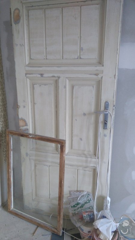 Repase dveří, staré dřevěné: a ještě budou dvoje