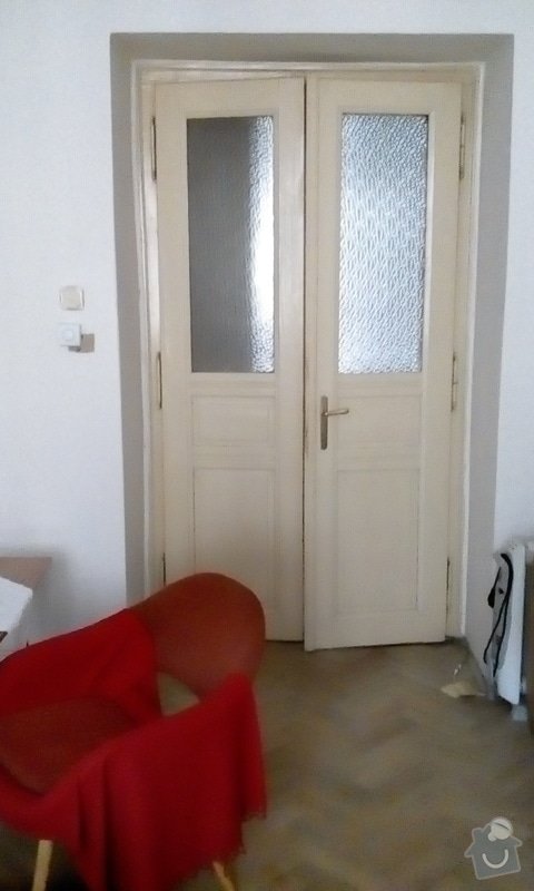 Natěrač a lakýrník: 2 x dveře do pokojů