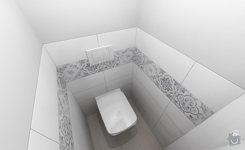 Rekonstrukce koupelny a toalety v panelovém domě: Toaleta_1