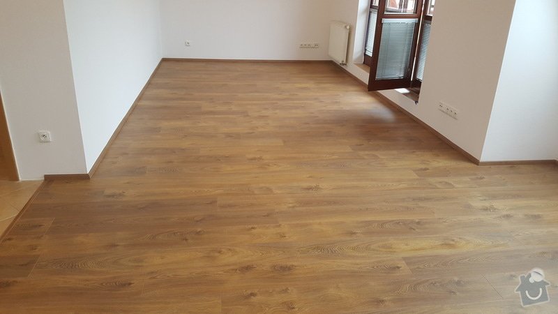 Pokládka dřevěné plovoucí podlahy: 20171025_144304
