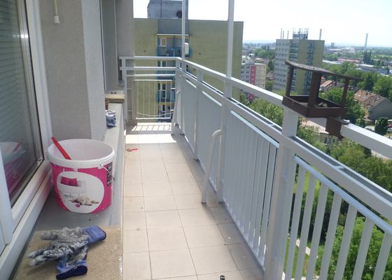 Nátěr balkonového zábradlí