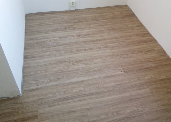 Pokládka vinylové podlahy (2 místnosti)