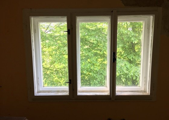 Plastové okna, 2x  160*110 - stav před realizací