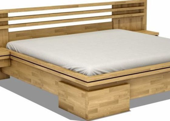 Manželská postel s úložným prostorem - stav před realizací