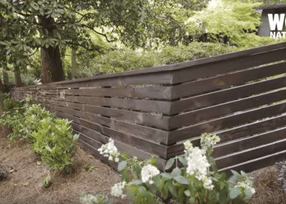 Výroba dřevěného plotu - stav před realizací