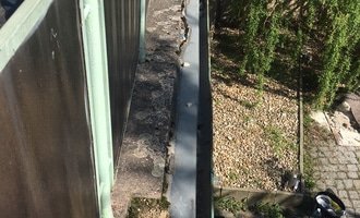 Oprava balkonu - stav před realizací