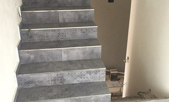 Neřezové zábradlí na schody - stav před realizací