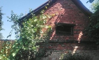 Částečná oprava střechy - výměna krytiny, kůlna - stav před realizací