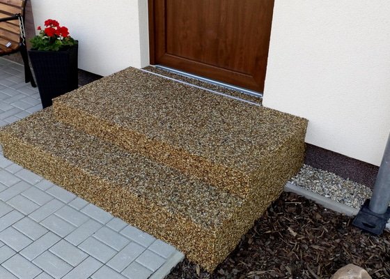 Kamenný koberec-pokládka