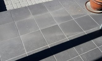 Kamenný koberec - stav před realizací