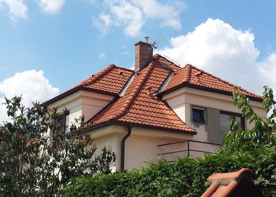 Kontrola a oprava střechy - stav před realizací