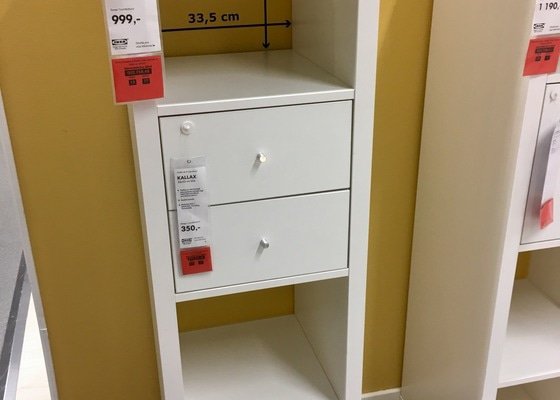Složit 2 ks jednoduchého nábytku z Ikea