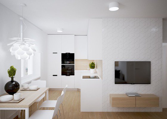 Moderní návrh interiéru bytu 3+kk