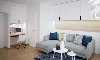 Moderní návrh interiéru bytu 3+kk