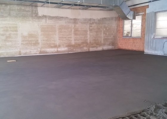 Zhotovení betonových podlah