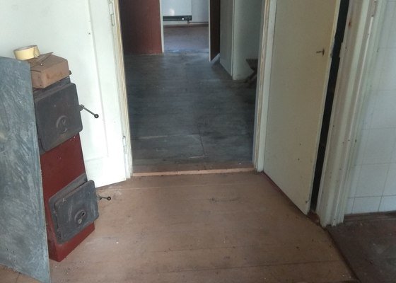 Chata - rekonstrukce podlahy
