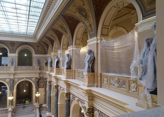 Národní Muzeum Praha - malby, dekorace, šablony, restaurování