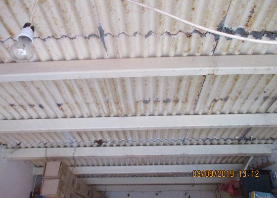 Oprava střechy garáže v Liberci