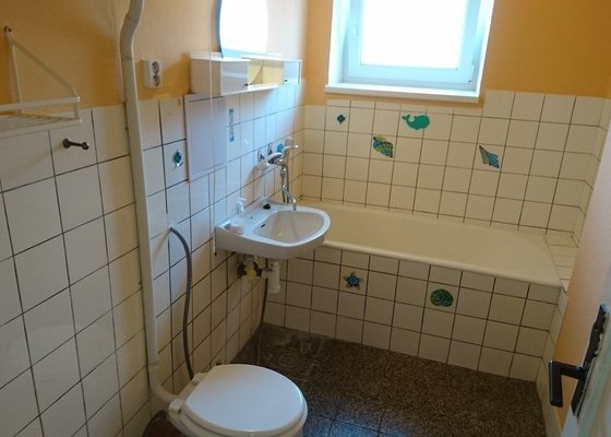 Rekonstrukce koupelny v bytě  Blansku