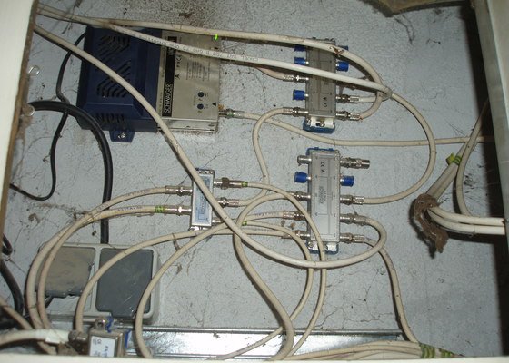Kontrola antény, zlepšení signálu dohledání kabelu,...