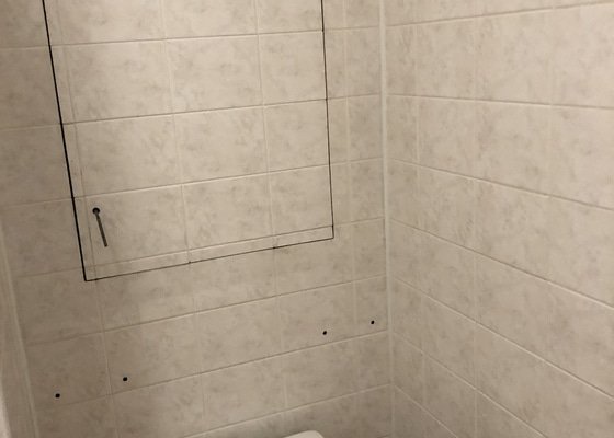 Rekonstrukce koupelny, výměna vany za sprchový kout