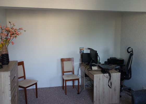 Vymalování jedné stěny v obývacím pokoji - stav před realizací