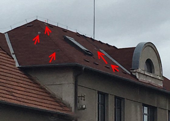 Oprava střechy - kanadský šindel