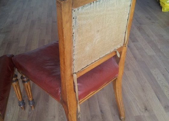 Oprava a čalounění starých židlí