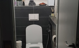 Rekonstrukce koupelny a toalety + přesun plynového kotle a napojení na topný systém