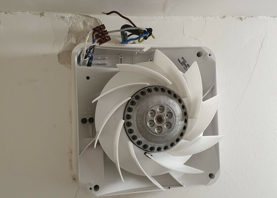 Zapojit nebo opravit ventilátor v koupelně