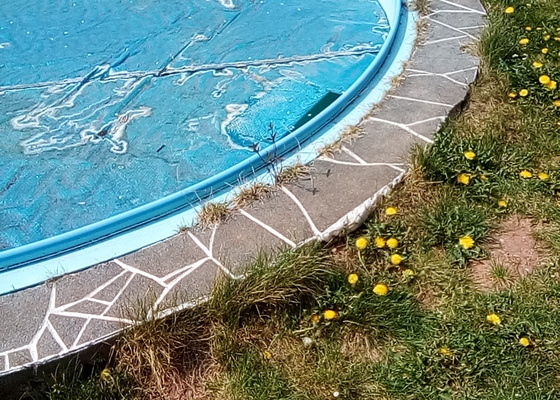 Oprava obezdívky bazénu