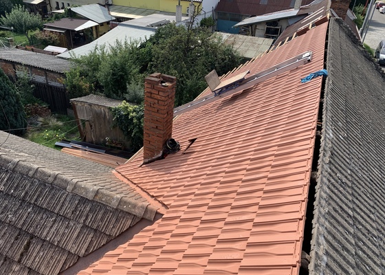 Oprava střechy na rodinném domě