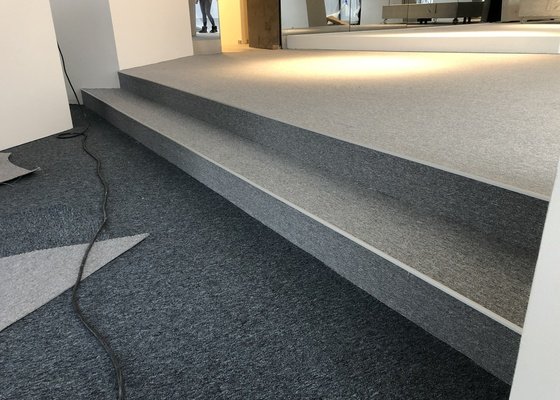 Zátěžový koberec do prodejny