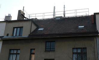 Výškové práce - oprava střechy - stav před realizací