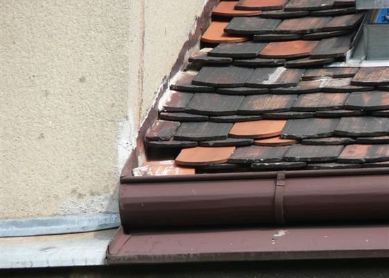 Výškové práce - oprava střechy
