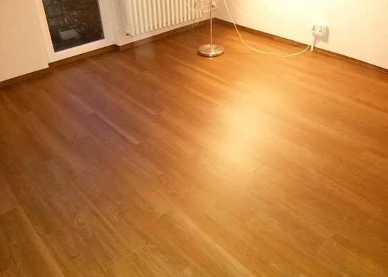 Nová podlaha do obýváku