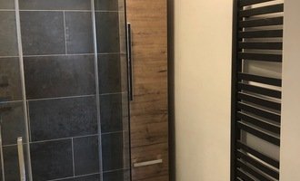 Rekonstrukce koupelny, wc a dlažba chodby
